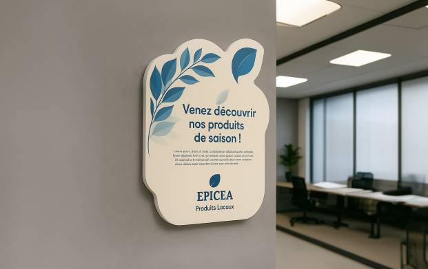 panneau de présentation personnalisé Personnalisez votre panneau de présentation avec notre service d'impression sur-mesure et à la forme.