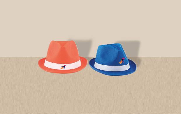 Mettez de la couleur lors de vos événements professionnels avec nos chapeaux couleurs personnalisés