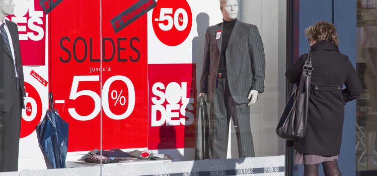 Affiche soldes.