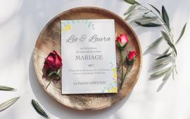 Des faire-part au plan de table, votre papeterie de mariage fait toute la différence. Confiez l'impression de ces éléments clés à COPYTOP pour un résultat à la hauteur de ce jour unique. Qualité et personnalisation au rendez-vous.